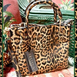 Leopard Print Bag⭐️ Stunning DESIGNER INSPIRED SHOULDER HANDBAG NEW W/TAGS